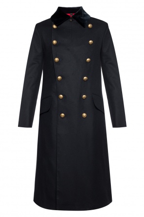 Double-breasted coat with vent, zdjęcie 1 Double-breasted coat with vent od Burberry